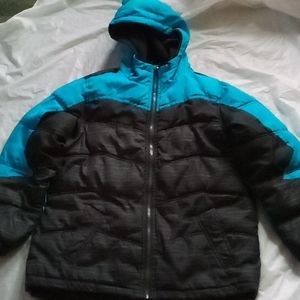 Boys Pacific Trail winter jacket blue and black Size 14/16